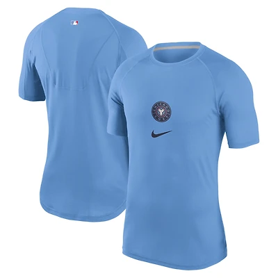 Men's Nike  Royal Chicago Cubs City Connect Performance Raglan Base Layer Top