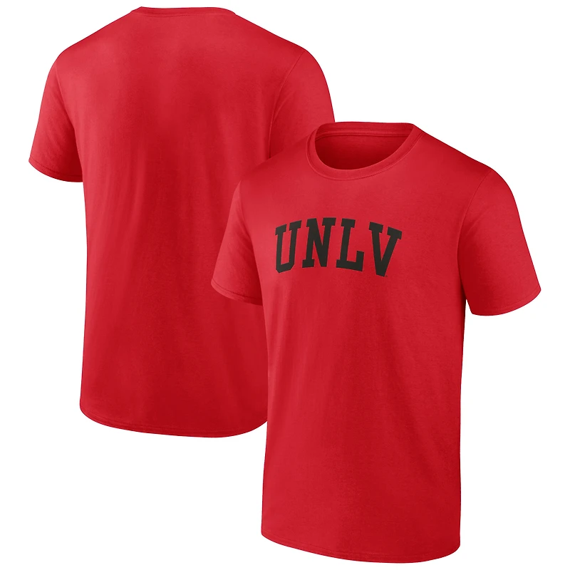 Men's Scarlet UNLV Rebels Arched Wordmark T-Shirt