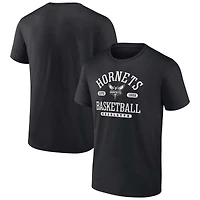 Men's Fanatics  Black Charlotte Hornets Calling Plays T-Shirt