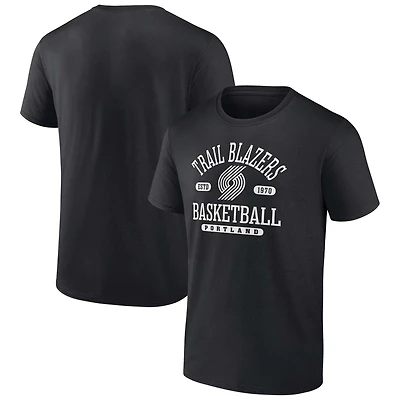 Men's Fanatics  Black Portland Trail Blazers Calling Plays T-Shirt