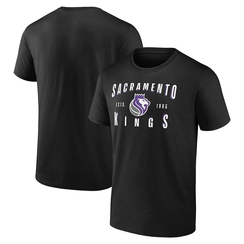 Men's Fanatics Black Sacramento Kings Competition T-Shirt