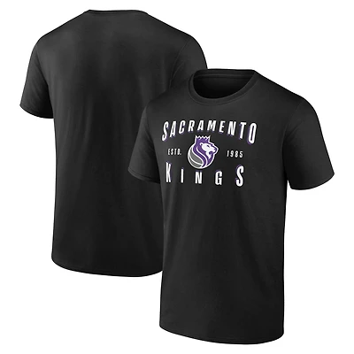 Men's Fanatics Black Sacramento Kings Competition T-Shirt