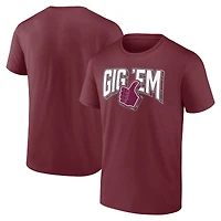 Men's Fanatics Maroon Texas A&M Aggies Power Drive T-Shirt