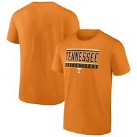 Men's Fanatics  Tennessee Orange Tennessee Volunteers Fundamentals Stripe and Block T-Shirt