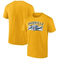 Men's Fanatics  Gold Nashville Predators Confidential Program T-Shirt