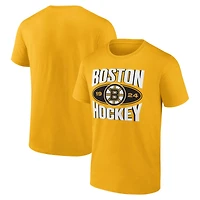Men's Fanatics Gold Boston Bruins Team Pride T-Shirt