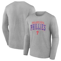 Men's Fanatics  No Color Philadelphia Phillies Iconic Tricode Long Sleeve T-Shirt