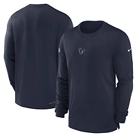 Men's Nike  Navy Houston Texans Player Long Sleeve Performance T-Shirt