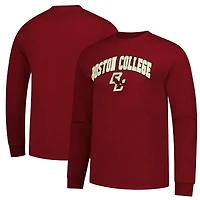 Men's Maroon Boston College Eagles Logo Long Sleeve T-Shirt