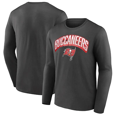 Men's Fanatics  Pewter Tampa Bay Buccaneers Long Sleeve T-Shirt