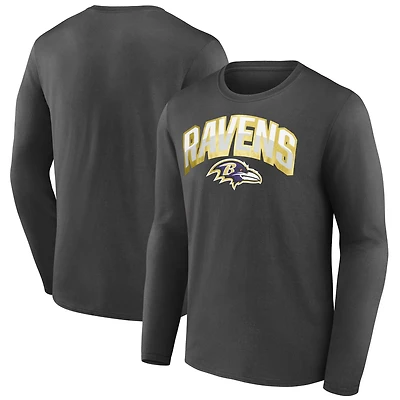 Men's Fanatics  Black Baltimore Ravens Long Sleeve T-Shirt