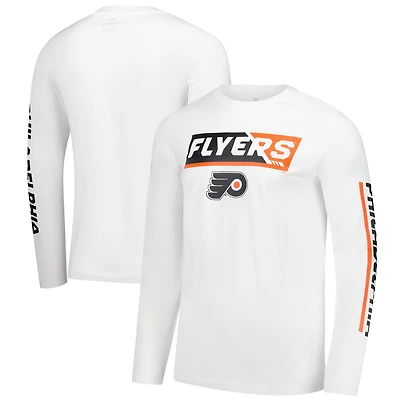 Men's Fanatics White Philadelphia Flyers Long Sleeve T-Shirt