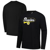 Men's Fanatics  Black Boston Bruins Wordmark Long Sleeve T-Shirt