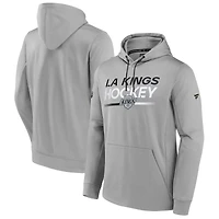 Men's Fanatics  Gray Los Angeles Kings Authentic Pro Alternate Logo Fleece Pullover Hoodie