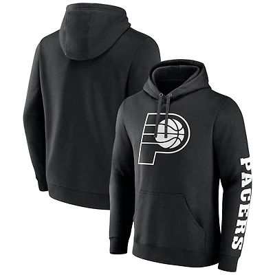 Men's Fanatics  Black Indiana Pacers Put Me In Coach Fleece Pullover Hoodie