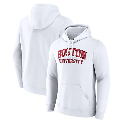 Men's Fanatics White Boston University Arch Hoodie