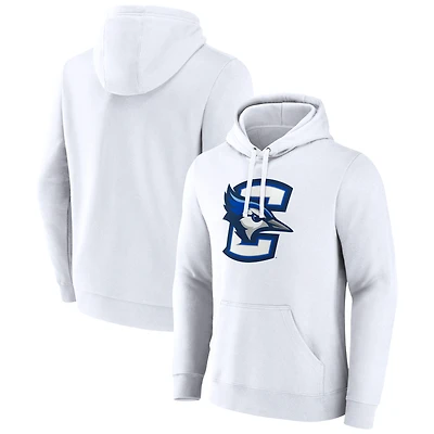 Men's Fanatics  White Creighton Bluejays Primary Logo Pullover Hoodie