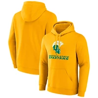 Men's Fanatics  Gold Norfolk State Spartans Primary Logo Pullover Hoodie