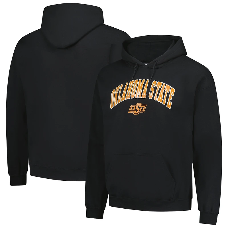 Men's  Black Oklahoma State Cowboys Fleece Pullover Hoodie