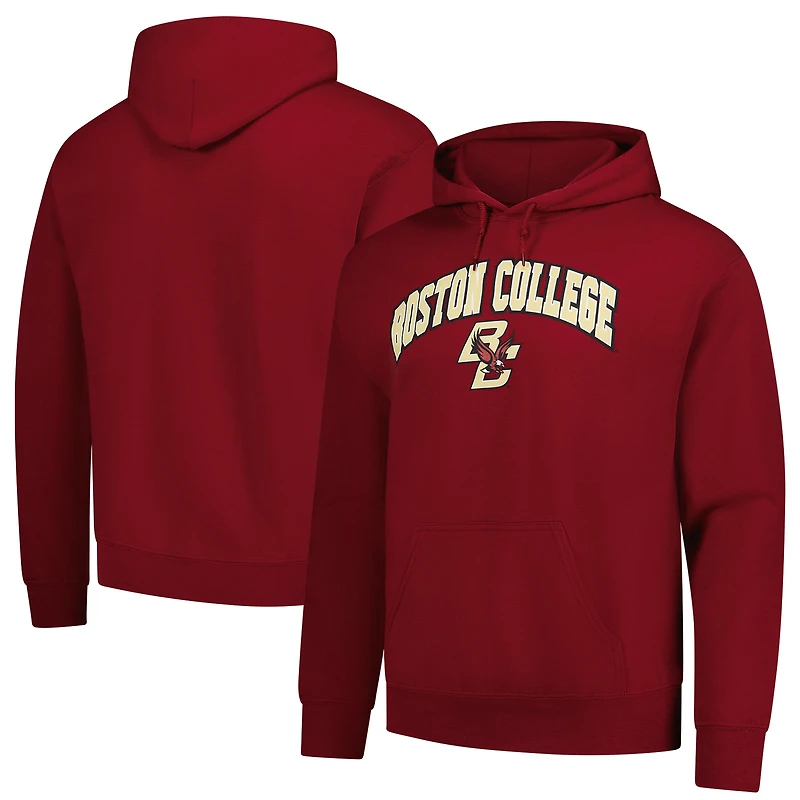 Men's Maroon Boston College Eagles Fleece Pullover Hoodie
