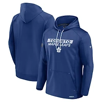 Men's Fanatics Blue Toronto Maple Leafs Pro Rink Fleece Pullover Hoodie