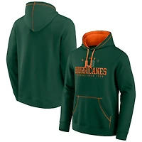 Men's Fanatics Green Miami Hurricanes Toppler Fleece Pullover Hoodie