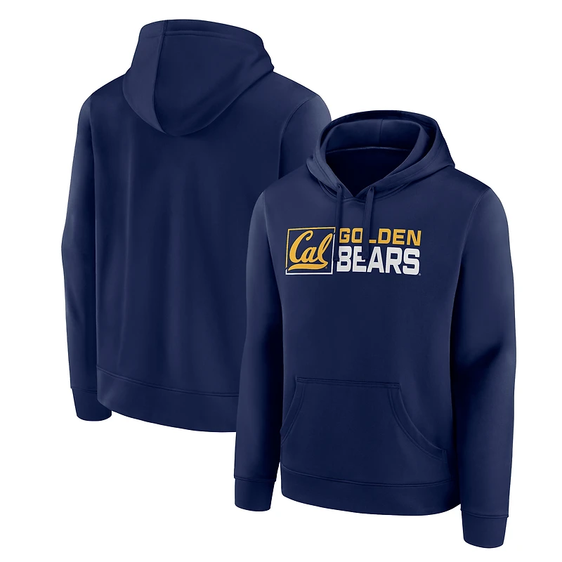 Men's Fanatics Navy Cal Bears Fleece Pullover Hoodie