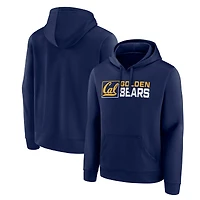 Men's Fanatics  Navy Cal Bears Fleece Pullover Hoodie