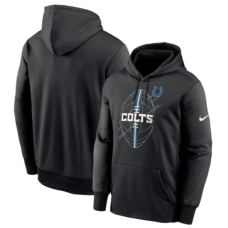 Men's Nike Black Indianapolis Colts Performance Fleece Pullover Hoodie