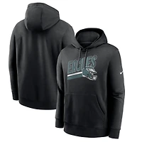 Men's Nike Black Philadelphia Eagles Club Fleece Pullover Hoodie