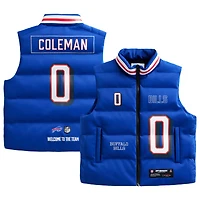 Unisex Keon Coleman Royal Buffalo Bills Off Season x NFL Player Puffer Vest