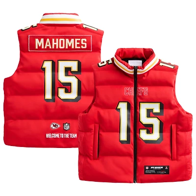 Unisex Patrick Mahomes Red Kansas City Chiefs Off Season x NFL Player Puffer Vest