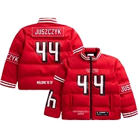 Unisex Kyle Juszczyk Scarlet San Francisco 49ers Off Season x NFL Player Puffer Jacket