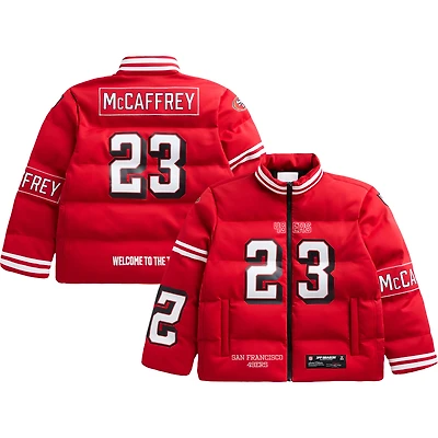Unisex Christian McCaffrey Scarlet San Francisco 49ers Off Season x NFL Player Puffer Jacket
