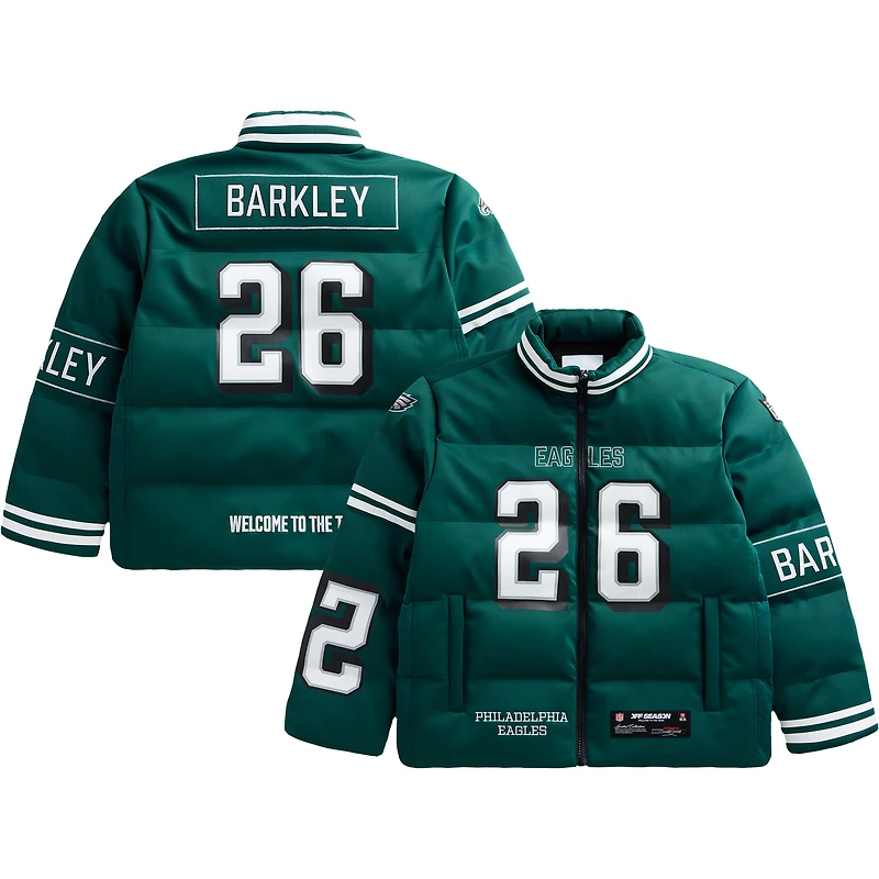 Unisex Saquon Barkley Midnight Green Philadelphia Eagles Off Season x NFL Player Puffer Jacket