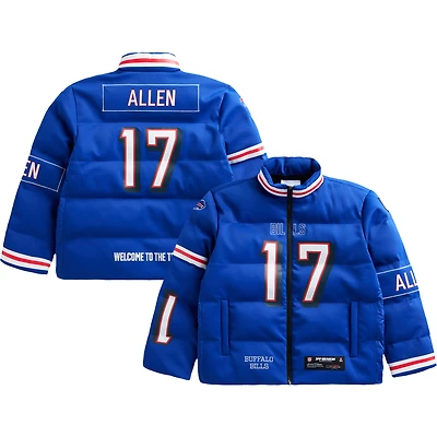 Unisex Josh Allen Royal Buffalo Bills Off Season x NFL Player Puffer Jacket