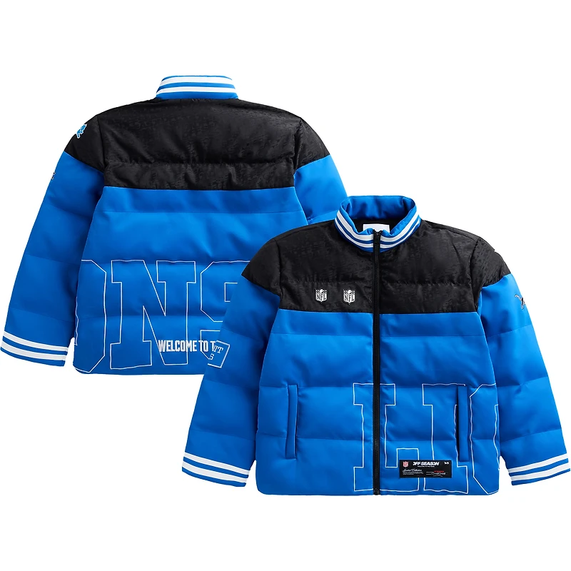Unisex  Blue/Black Detroit Lions Off Season x NFL Team Puffer Jacket