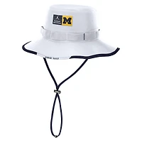 Men's Jordan Brand White Michigan Wolverines Apex Swoosh Boonie Hat