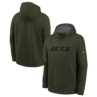 Youth Nike  Gotham Green New York Jets 2025 Rivalries Collection Club Hoodie