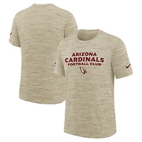 Youth Nike Natural Arizona Cardinals 2025 Rivalries Collection Sideline Velocity Dri-FIT T-Shirt