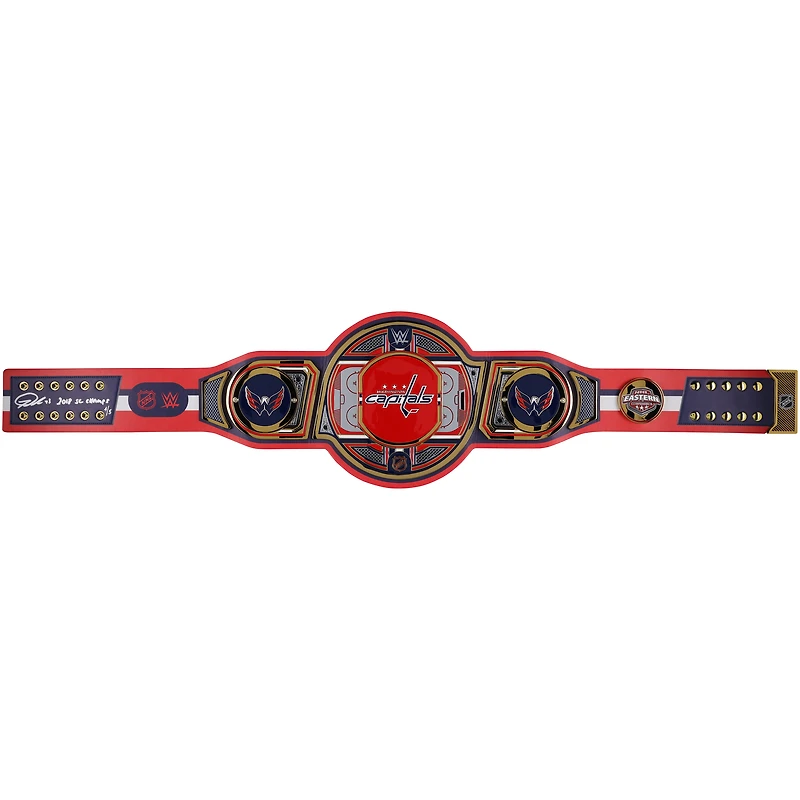Tom Wilson Washington Capitals Autographed WWE Legacy Title Belt with "2018 SC Champs" Inscription - Limited Edition of 5
