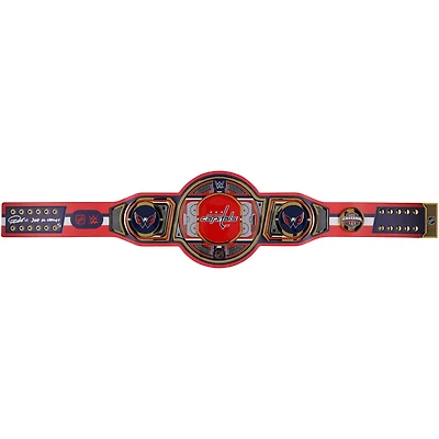 Tom Wilson Washington Capitals Autographed WWE Legacy Title Belt with "2018 SC Champs" Inscription - Limited Edition of 5