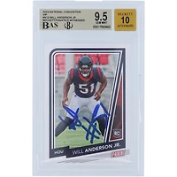 Will Anderson Jr. Houston Texans Autographed 2023 Panini National Convention VIP #N10 Beckett Fanatics Witnessed Authenticated 9.5/10 Rookie Card