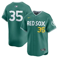 Men's Nike Garrett Crochet Green Boston Red Sox 2025 City Connect Limited Player Jersey
