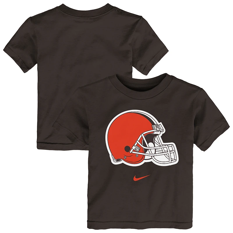 Toddler Nike Brown Cleveland Browns Primary Logo T-Shirt