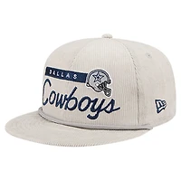 Men's New Era Gray Dallas Cowboys Cord Rope 9FIFTY Snapback Hat
