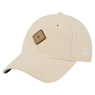 Women's New Era Cream Dallas Cowboys Comfy 9FORTY Adjustable Hat