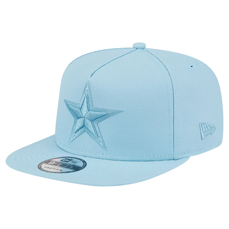 Men's New Era  Light Blue Dallas Cowboys Color Pack A-Frame 9FIFTY Snapback Hat