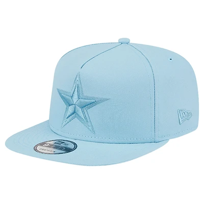 Men's New Era  Light Blue Dallas Cowboys Color Pack A-Frame 9FIFTY Snapback Hat