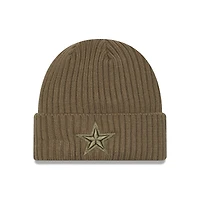 Men's New Era Olive Dallas Cowboys Color Pack Cuffed Knit Hat